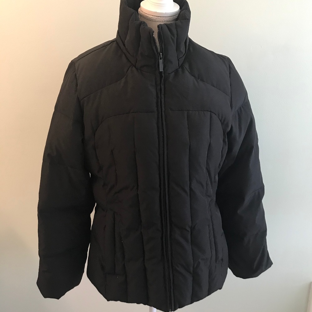 Calvin Klein black duck feathers jacket